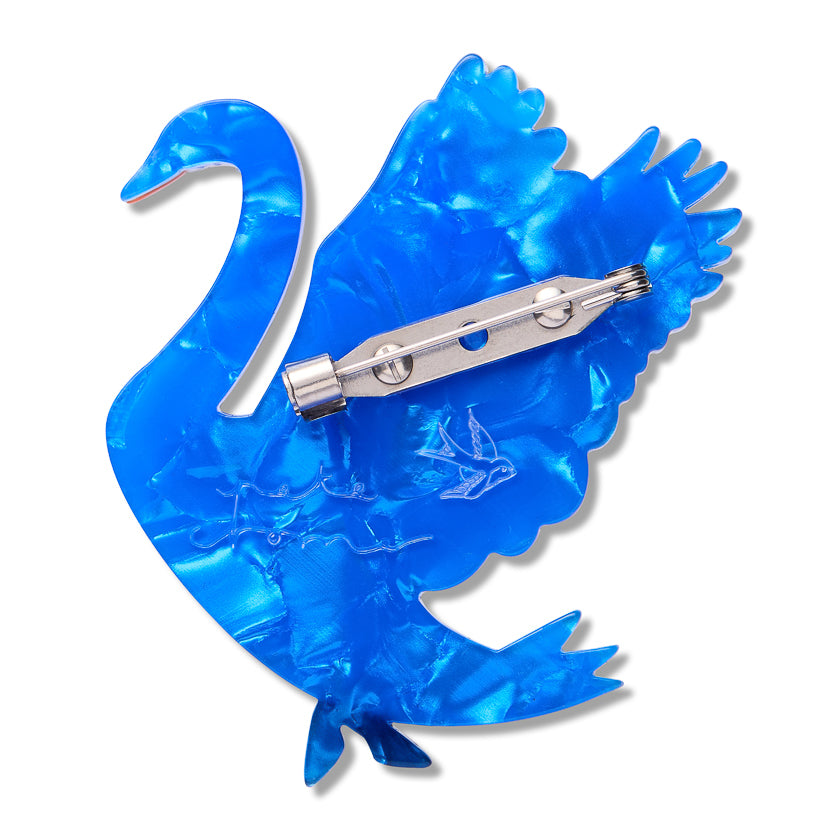 Erstwilder x Pete Cromer Maiden Curse Swan Brooch ~ Fairy Tales Part 2 Collection ~