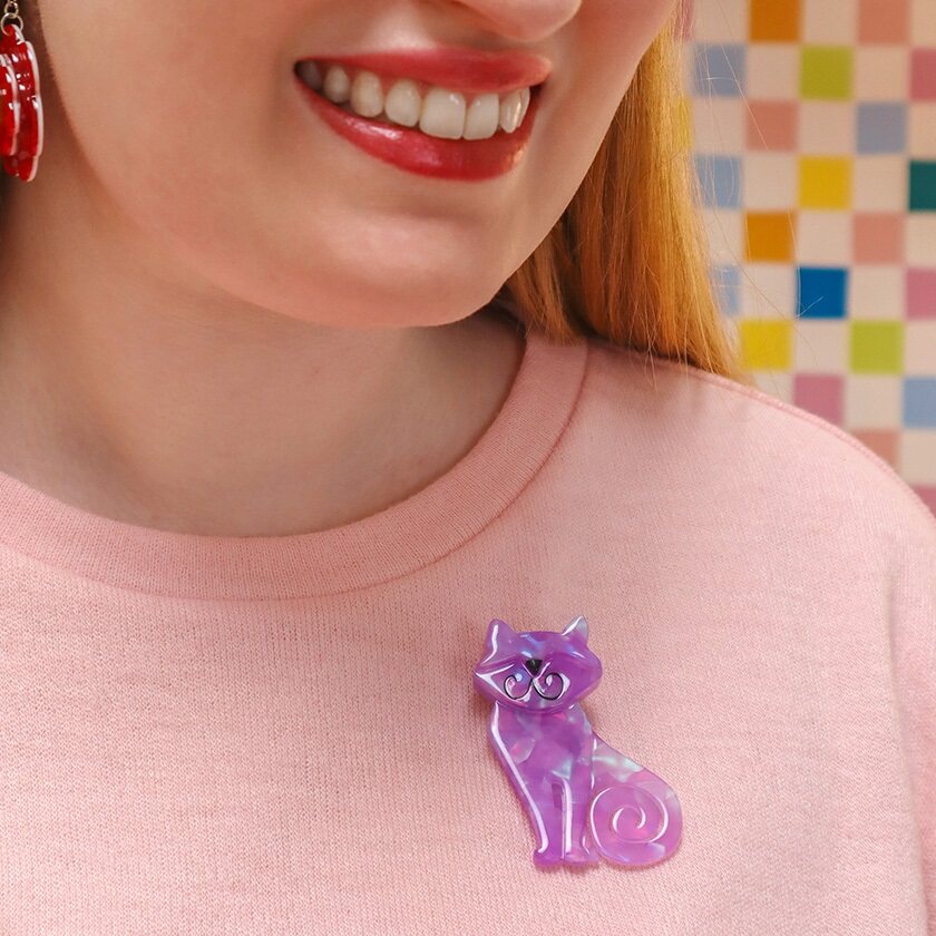 Erstwilder "Maude Cat" Brooch with Gift Box ~Designed in Melbourne~