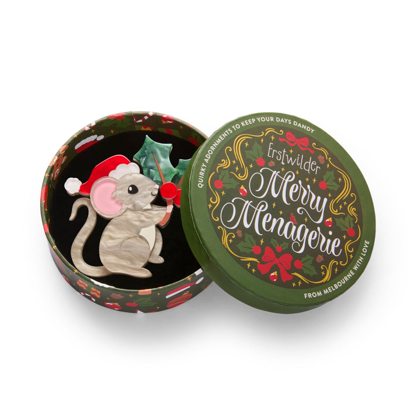 Erstwilder Milly the Mouse Brooch ~Merry Menagerie Collection~