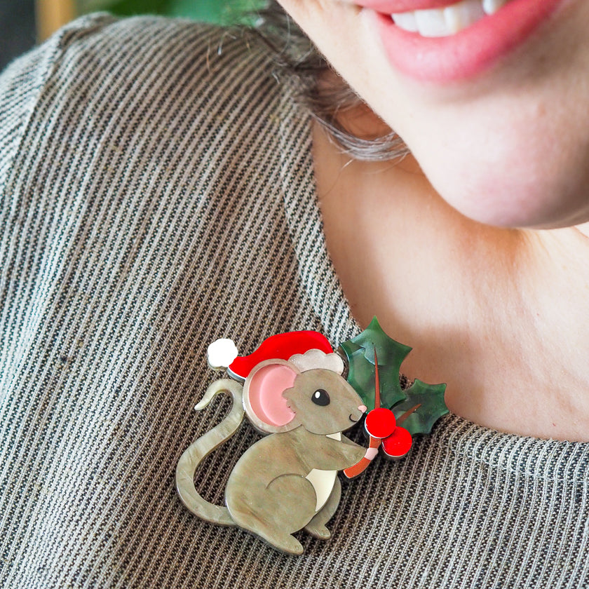 Erstwilder Milly the Mouse Brooch ~Merry Menagerie Collection~