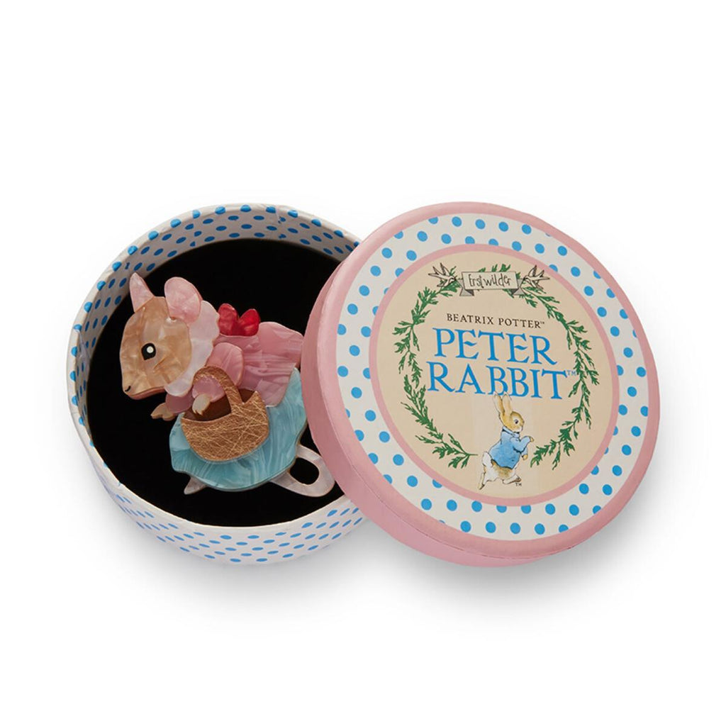 Erstwilder "Mrs. Tittlemouse" Beatrix Potter Brooch with Gift Box