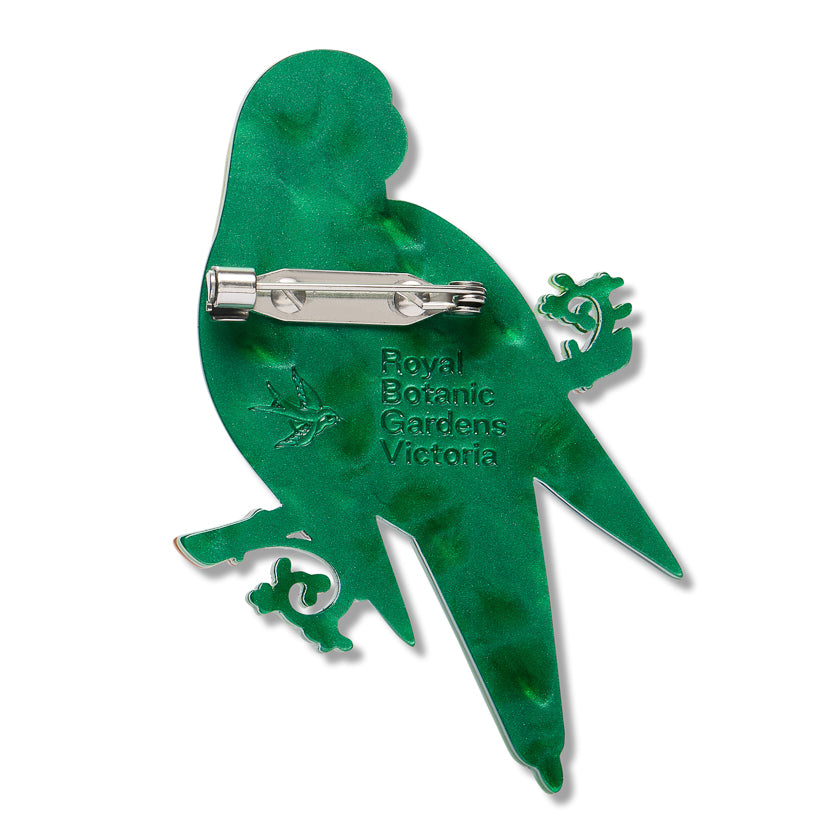 Erstwilder x Royal Botanic Gardens Victoria Musk Lorikeet Bird Brooch ~2026 Collection~