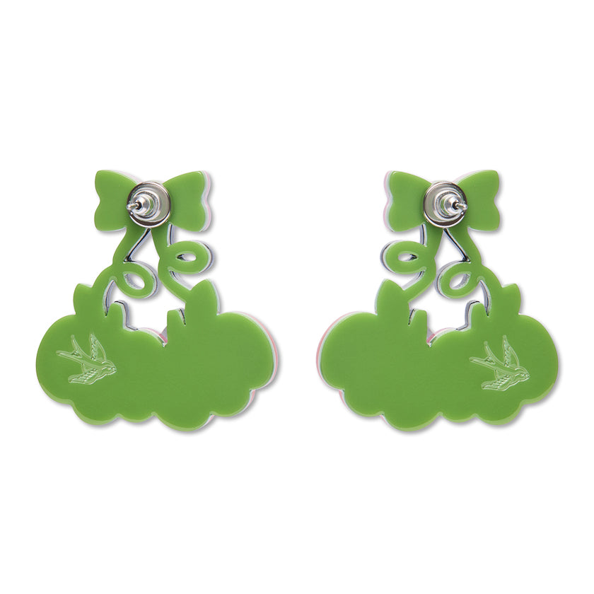 Erstwilder Pair O'Pumpkins Pierced Earrings ~2026 Midnight Mischief Collection~