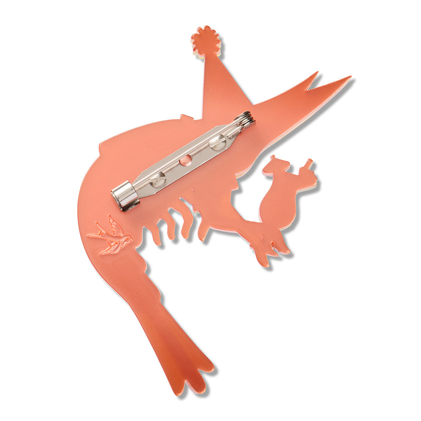 Erstwilder Pascal the Party Prawn Brooch ~Pascal's Prawn Parade Collection~