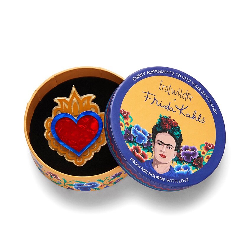 Erstwilder "Passion of the Heart" Frida Kahlo Brooch *GIFT WITH PURCHASE ONLY*