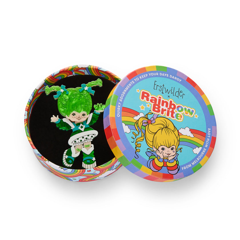 Erstwilder x Rainbow Brite Patty O'Green Brooch ~Rainbow Brite Collection~