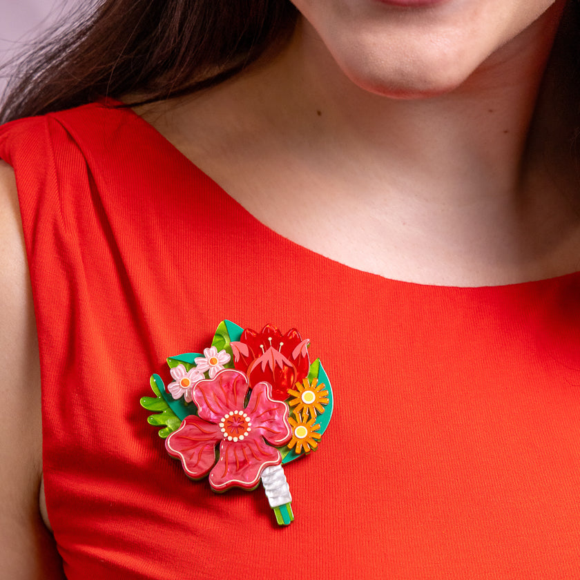 Erstwilder Petals For Keeps Floral Brooch ~2026 Celebrations Collection~