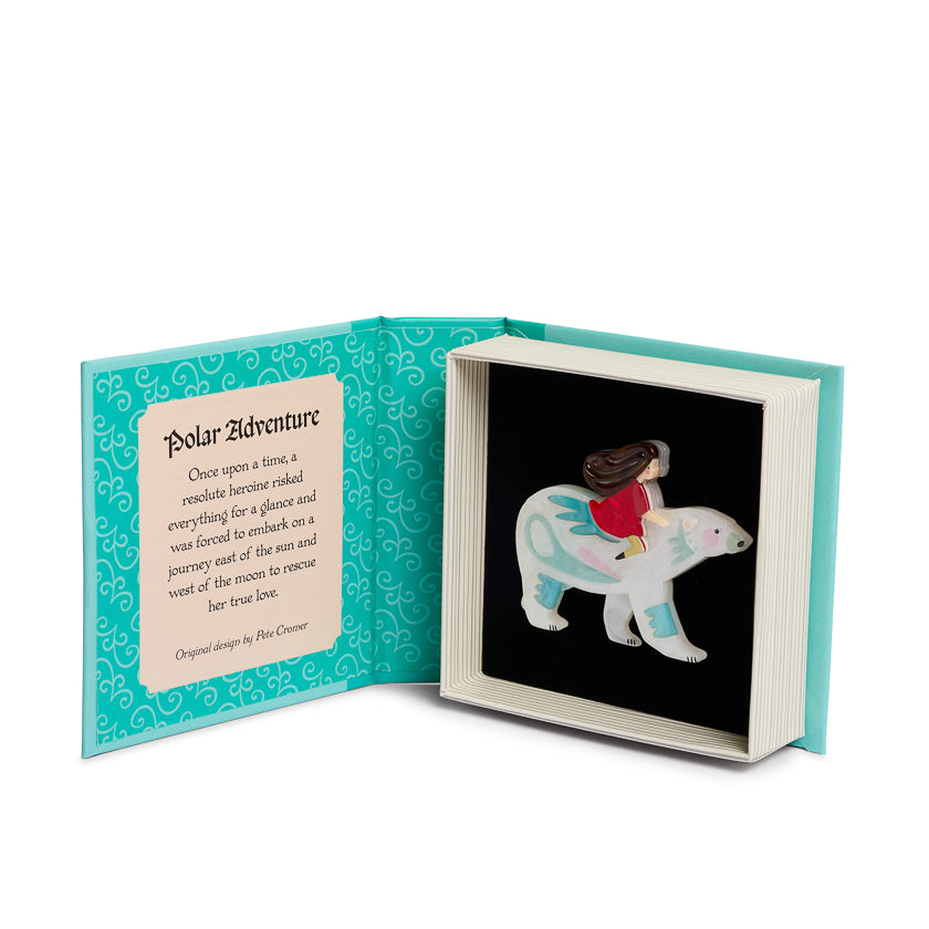 Erstwilder x Pete Cromer Polar Adventure Brooch ~ Fairy Tales Part 2 Collection ~