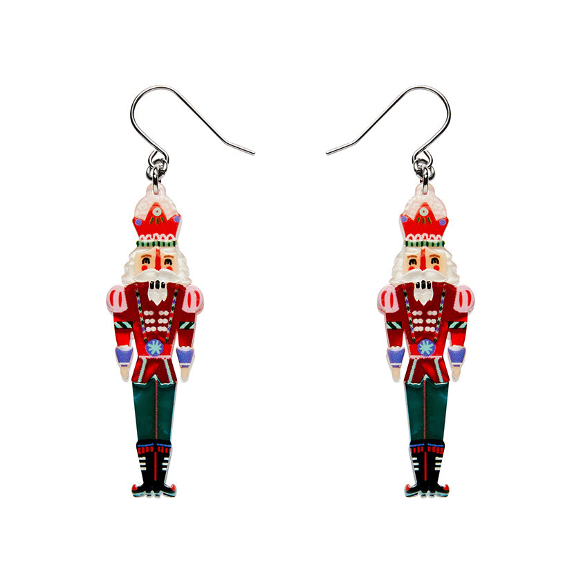 Erstwilder Promised Prince Holiday Drop Pierced Earrings ~Merry Kitschmas Collection~