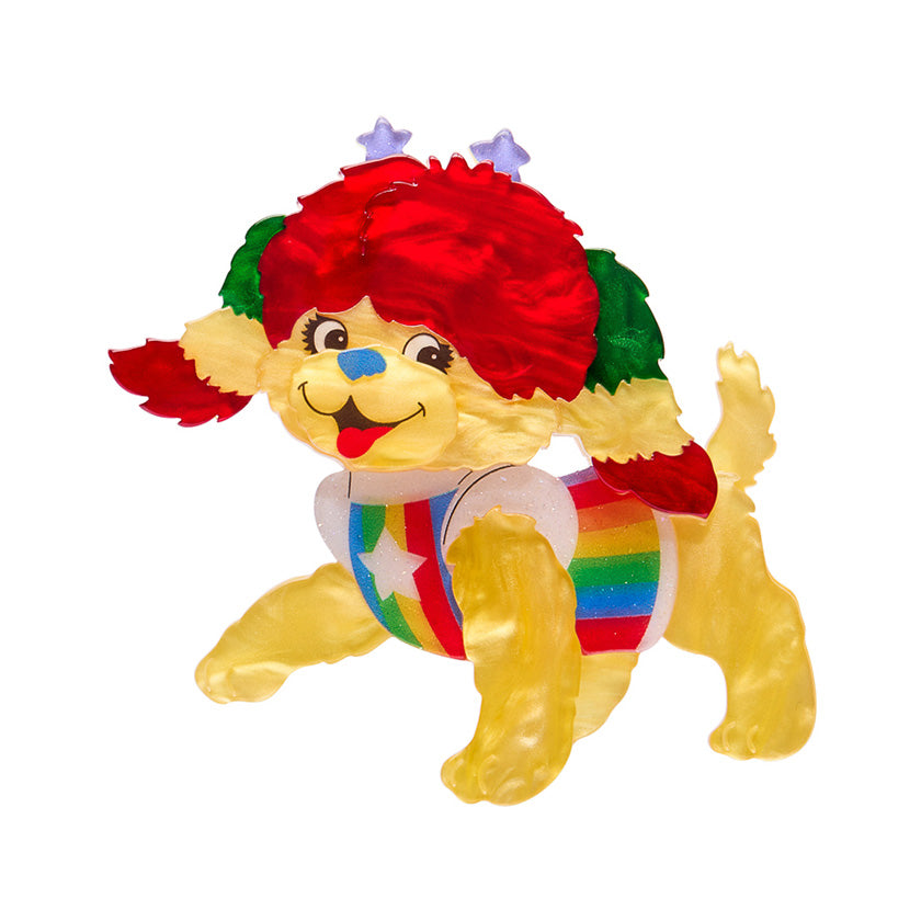 Erstwilder x Rainbow Brite Puppy Brite Brooch ~Rainbow Brite Collection~