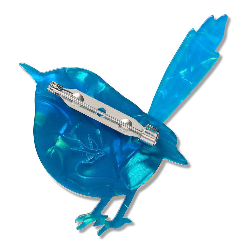 Erstwilder Purple-Crowned Fairy Wren Brooch ~ 2026 The Rarest Kind Collection ~