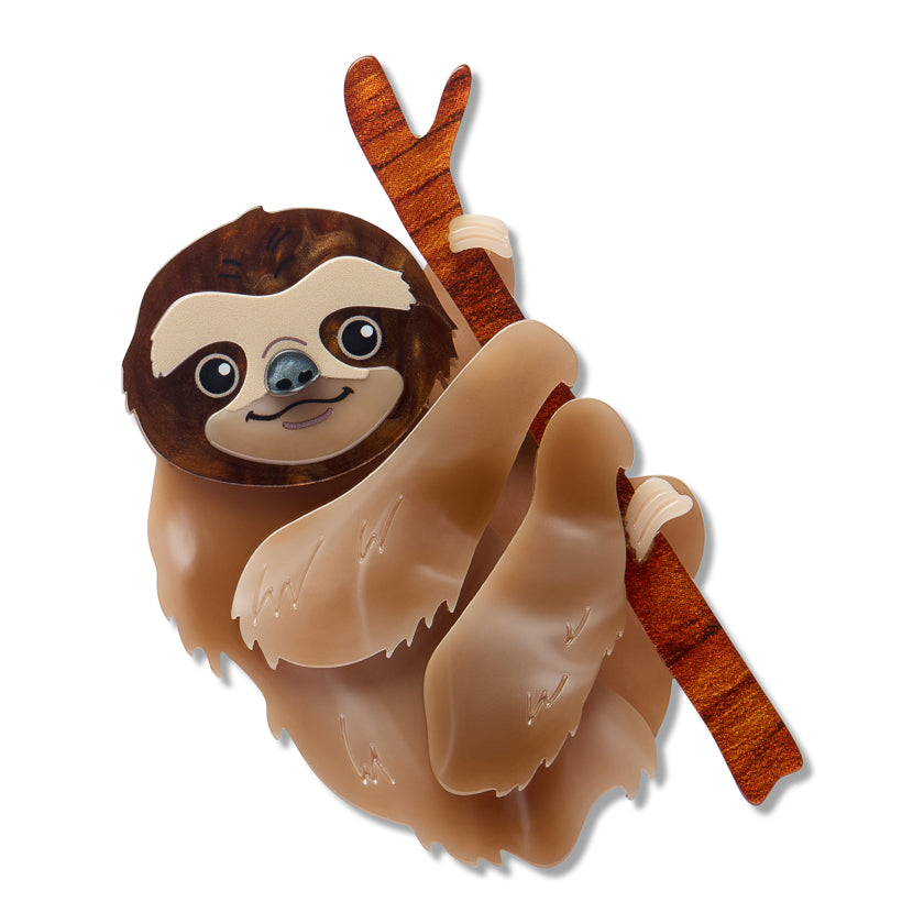 Erstwilder Pygmy Three-Toed Sloth Brooch ~ 2026 The Rarest Kind Collection ~