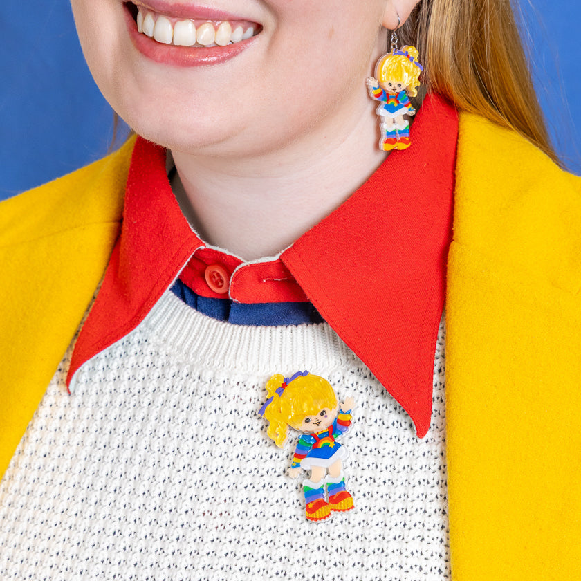 Erstwilder x Rainbow Brite Rainbow Brite Says Hello Brooch ~Rainbow Brite Collection~