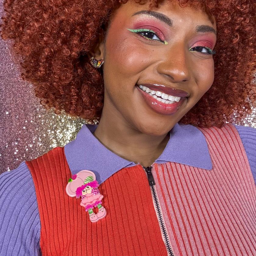 Erstwilder Raspberry Tart Brooch with Gift Box ~The World of Strawberry Shortcake~