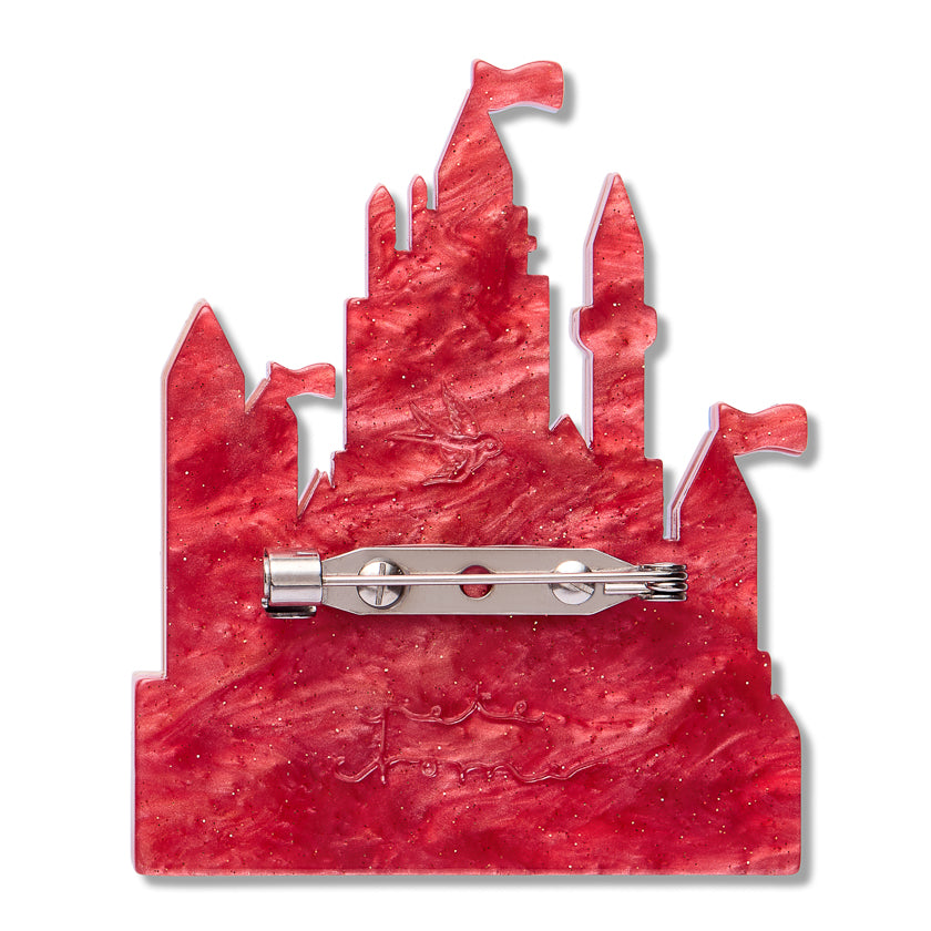 Erstwilder x Pete Cromer In a Land Far Away Red Castle Brooch *GIFT WITH PURCHASE ONLY*