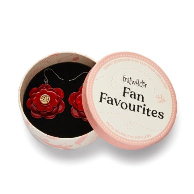 Erstwilder "Rosalita's Garden" Drop Pierced Earrings with Gift Box