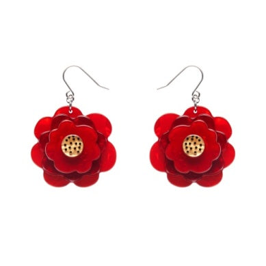 Erstwilder "Rosalita's Garden" Drop Pierced Earrings with Gift Box