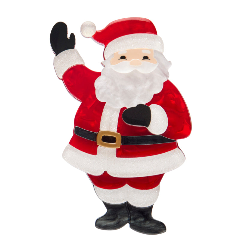 Erstwilder Santa's Surprise Brooch ~Merry Menagerie Collection~