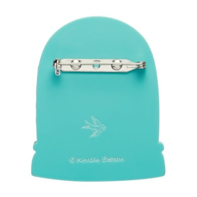 Erstwilder Seasonal Snow Globe Holiday Brooch ~Merry Kitschmas Collection~