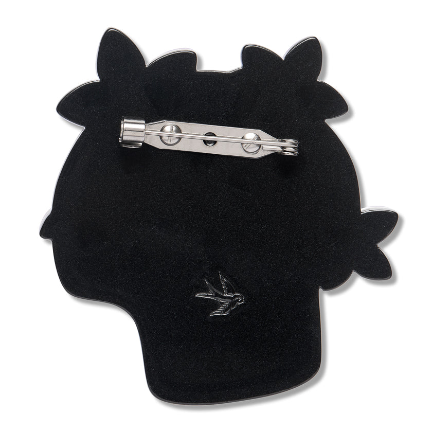 Erstwilder Shade of Night Skull Brooch ~2026 Midnight Mischief Collection~