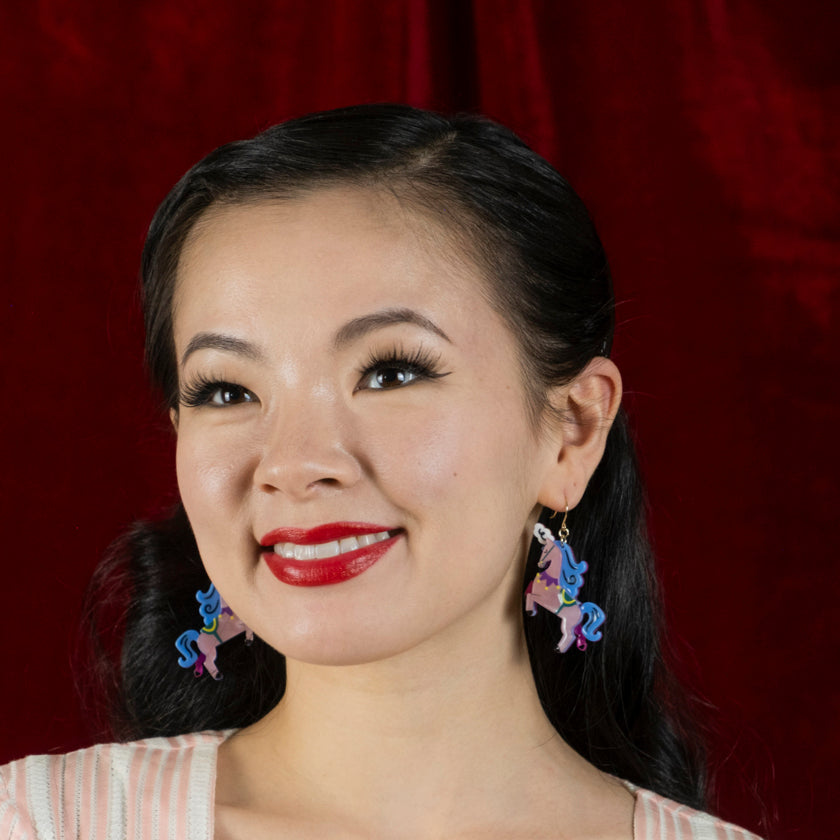 Erstwilder Show Pony Pierced Earrings with Gift Box ~A Day At The Fair~