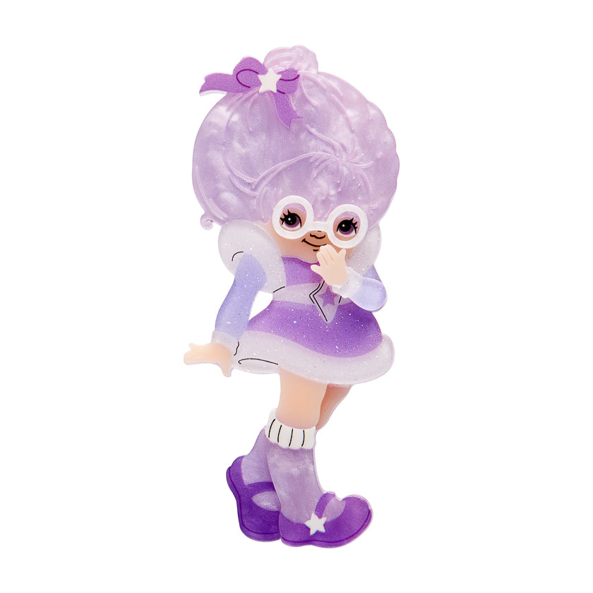 Erstwilder x Rainbow Brite Shy Violet Brooch ~Rainbow Brite Collection~
