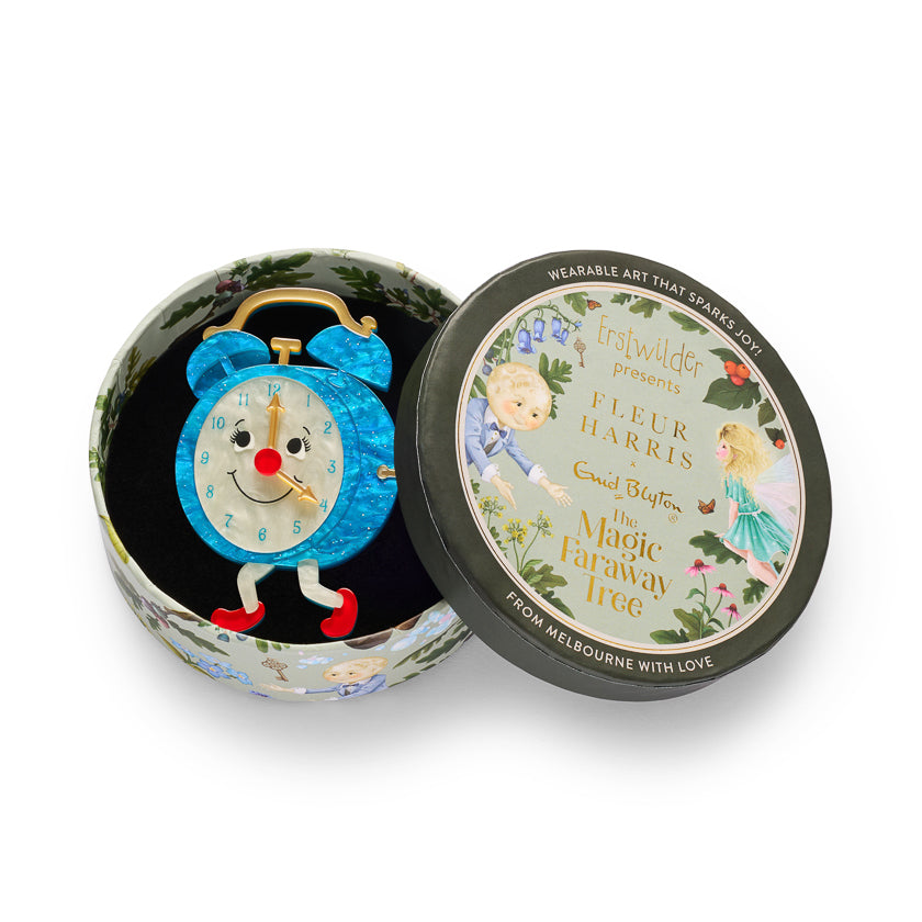 Erstwilder x Fleur Harris Silky's Clock Brooch ~ The Magic Faraway Tree 2026 Collection ~