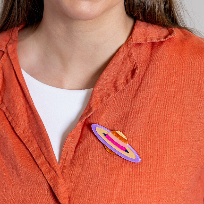 Erstwilder Sixth From The Sun Saturn Planet Brooch ~2026 Fan Favourites Collection~