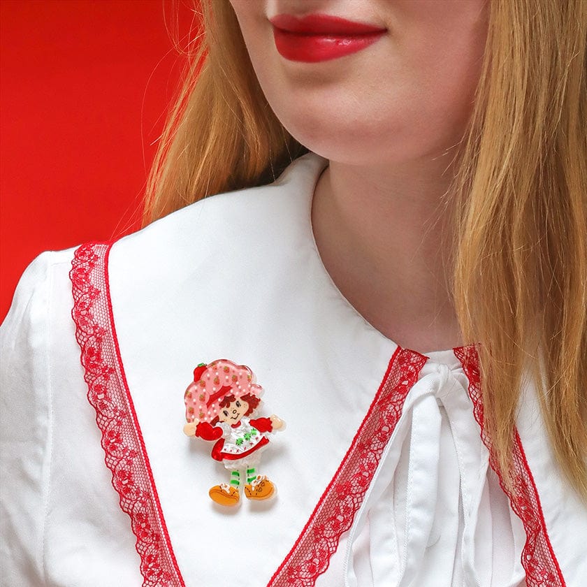 Erstwilder "Strawberry Shortcake" Brooch with Gift Box ~Designed in Melbourne~