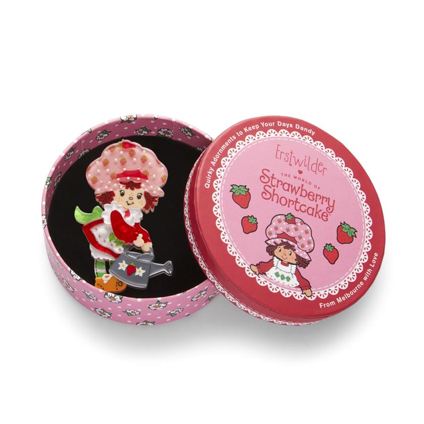 Erstwilder Strawberry Gardening Brooch with Gift Box ~The World of Strawberry Shortcake~