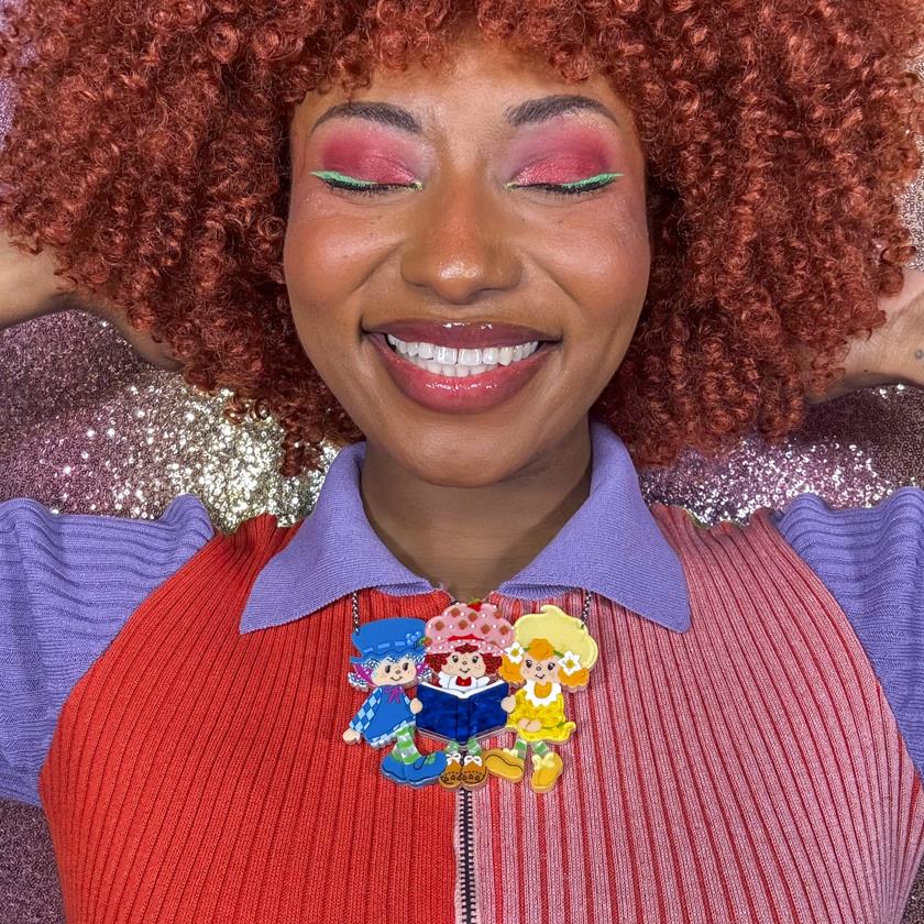 Erstwilder Strawberry Storytime Necklace ~The World of Strawberry Shortcake~