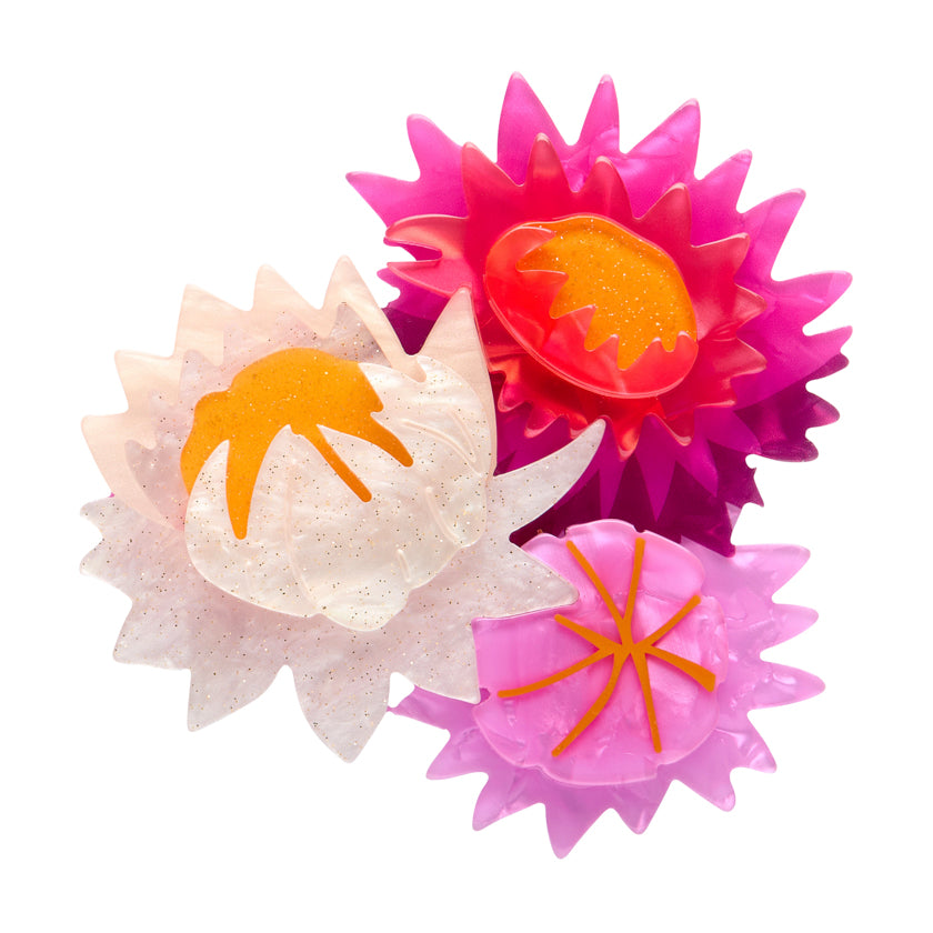 Erstwilder Strawflowers Floral Brooch ~Australiana 2025 Collection~