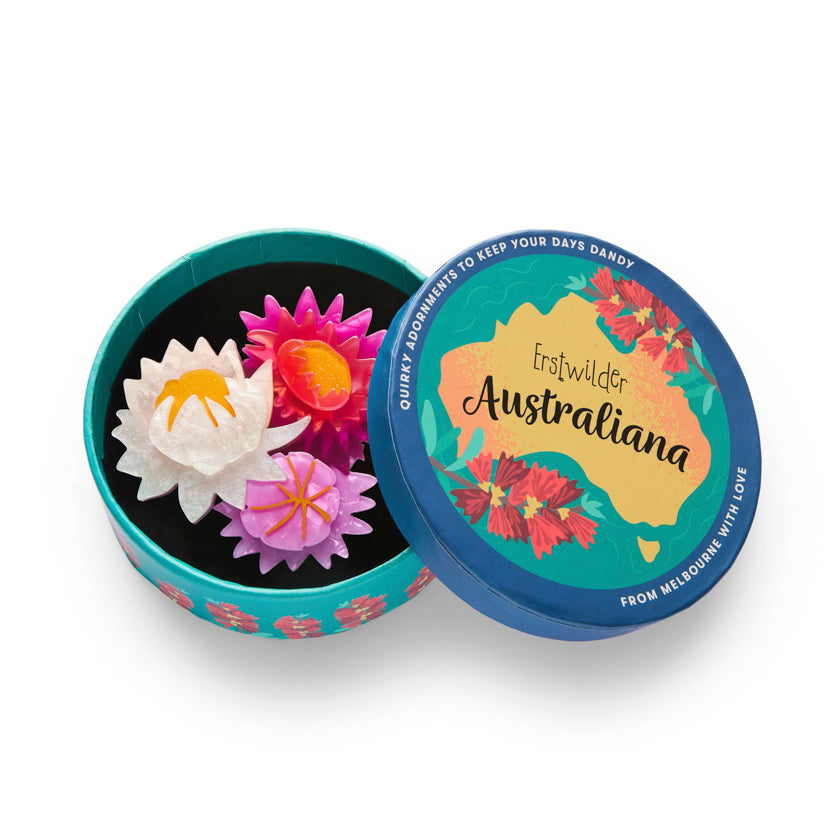 Erstwilder Strawflowers Floral Brooch ~Australiana 2025 Collection~