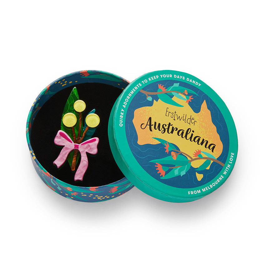 Erstwilder Sunny Billy Buttons Flowers Brooch ~Australiana Collection~