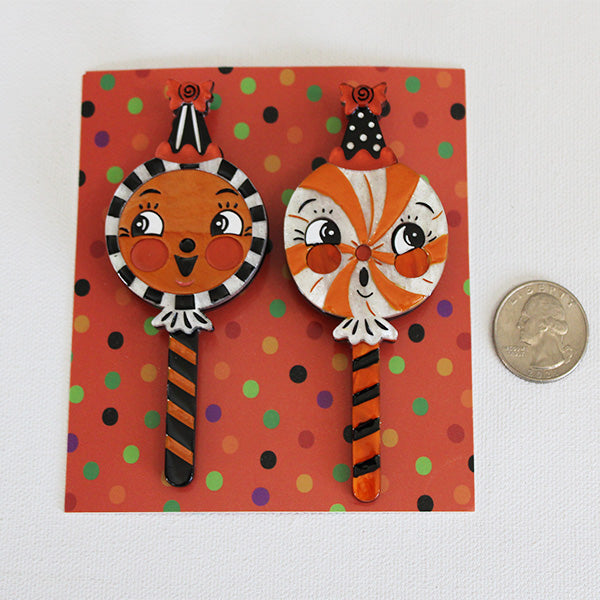 Johanna Parker x Lipstick & Chrome Sweet Treats Halloween Brooches Set of Two