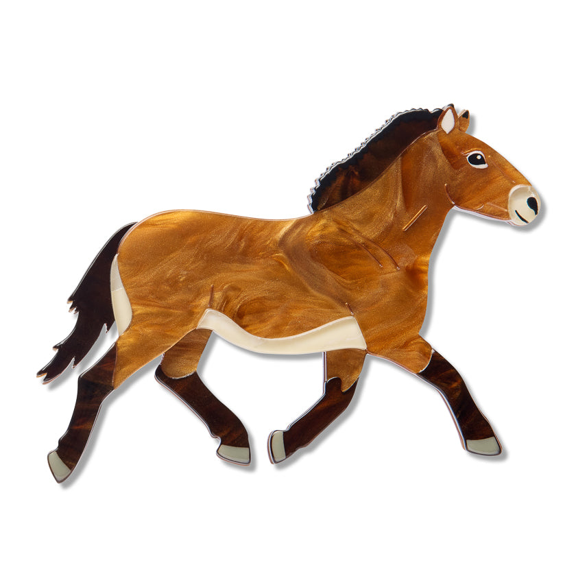 Erstwilder Takhi Wild Horse Brooch ~ 2026 The Rarest Kind Collection ~