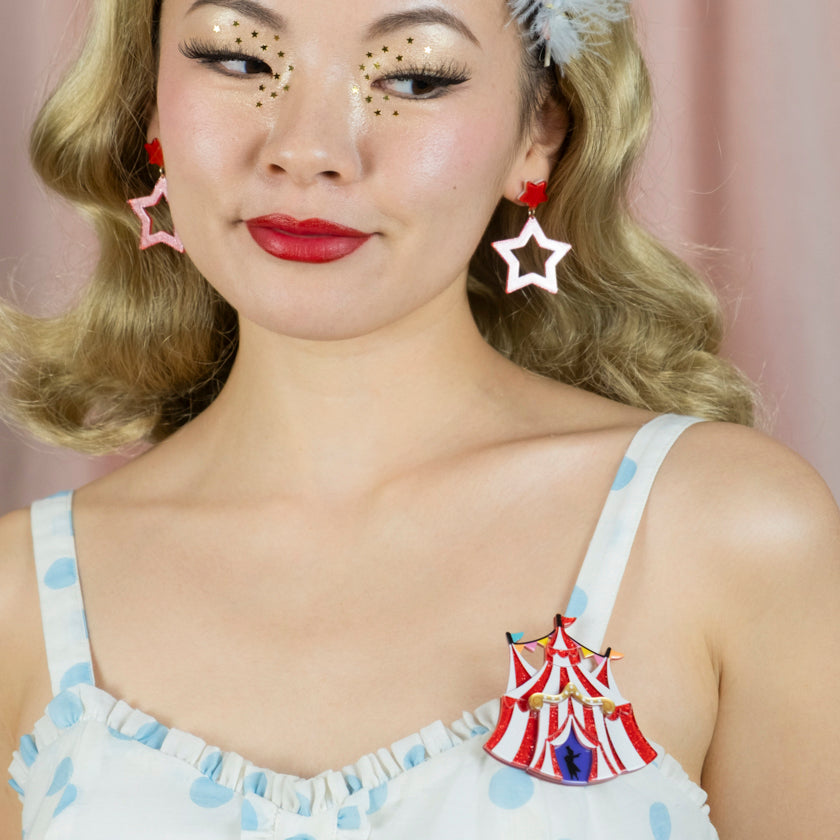 Erstwilder The Big Top Brooch with Gift Box  ~A Day At The Fair~