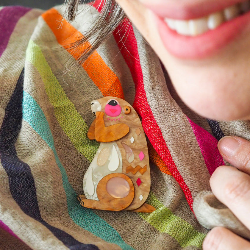 Erstwilder x Pete Cromer The Prudent Prairie Dog Brooch ~North America Collection~
