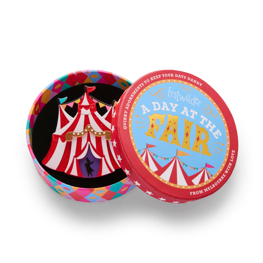 Erstwilder The Big Top Brooch with Gift Box  ~A Day At The Fair~
