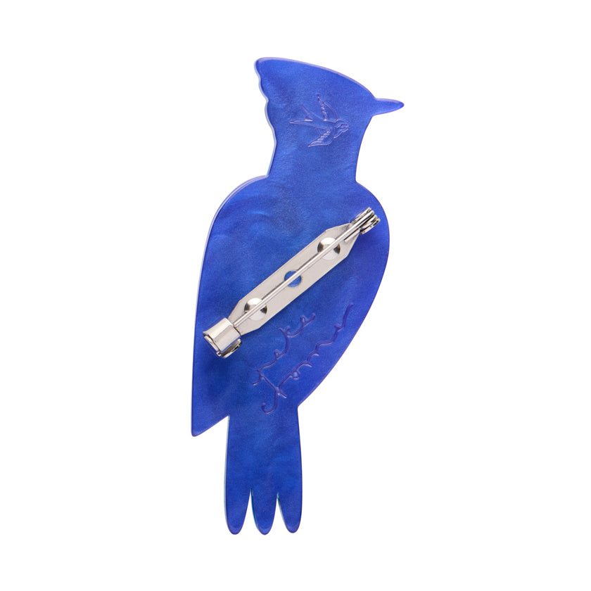 Erstwilder x Pete Cromer The Boisterous Blue Jay Brooch ~North America Collection~
