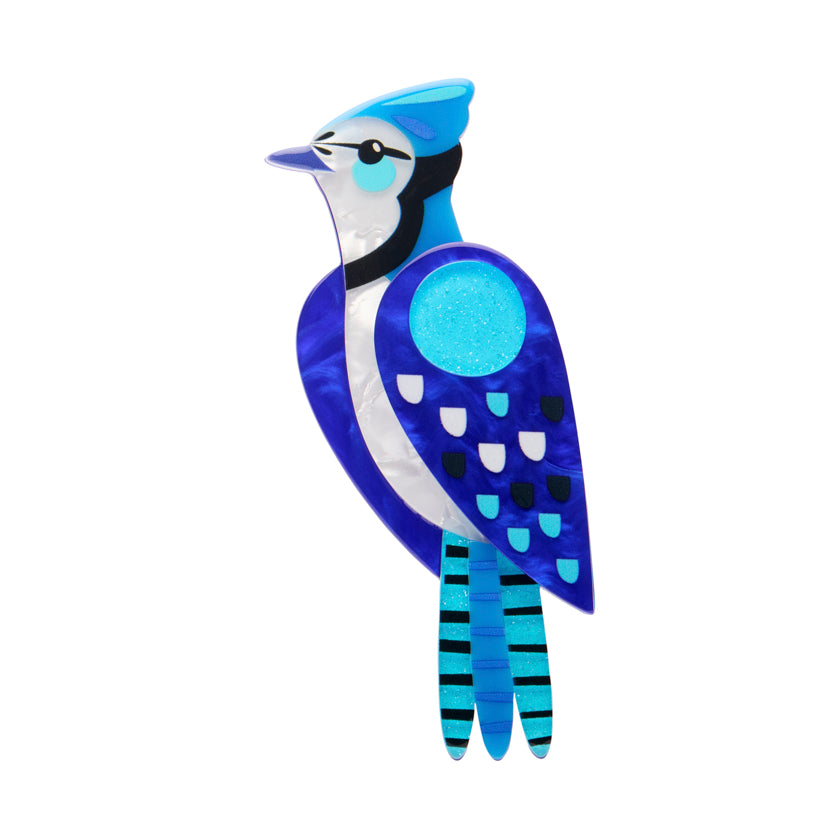 Erstwilder x Pete Cromer The Boisterous Blue Jay Brooch ~North America Collection~