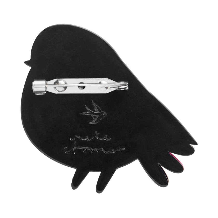 Erstwilder x Pete Cromer The Chirpy Black-Capped Chickadee Brooch ~North America Collection~