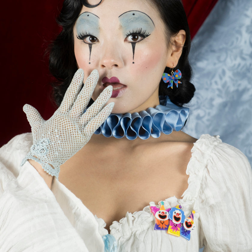 Erstwilder The Laughing Clowns Brooch with Gift Box  ~A Day At The Fair~