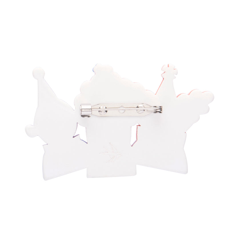 Erstwilder The Laughing Clowns Brooch with Gift Box  ~A Day At The Fair~