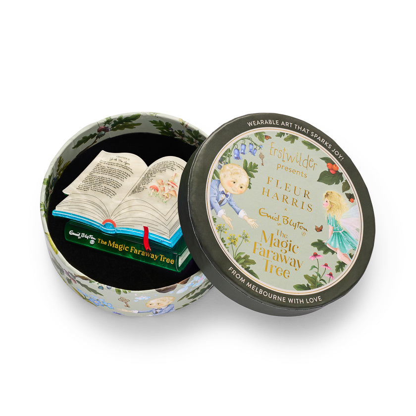 Erstwilder x Fleur Harris The Magic Faraway Tree Book Brooch ~ The Magic Faraway Tree 2026 Collection ~