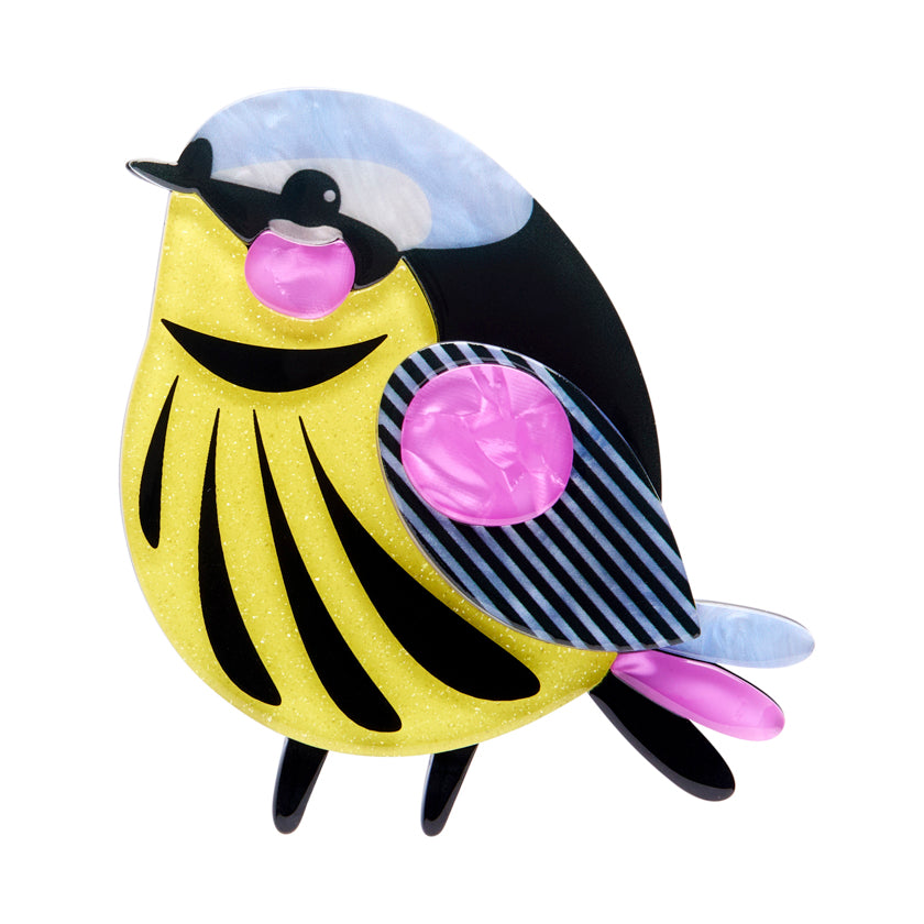Erstwilder x Pete Cromer The Melodious Magnolia Warbler Brooch *GIFT WITH PURCHASE ONLY*