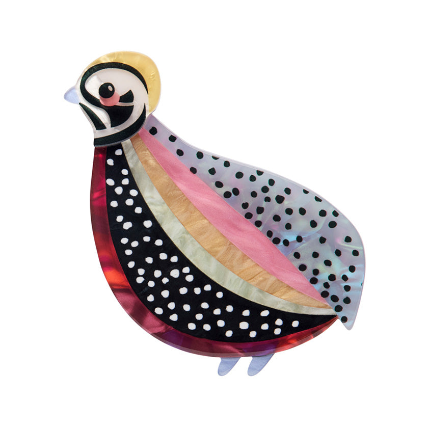 Erstwilder x Pete Cromer The Mysterious Montezuma Quail Brooch ~North America Collection~