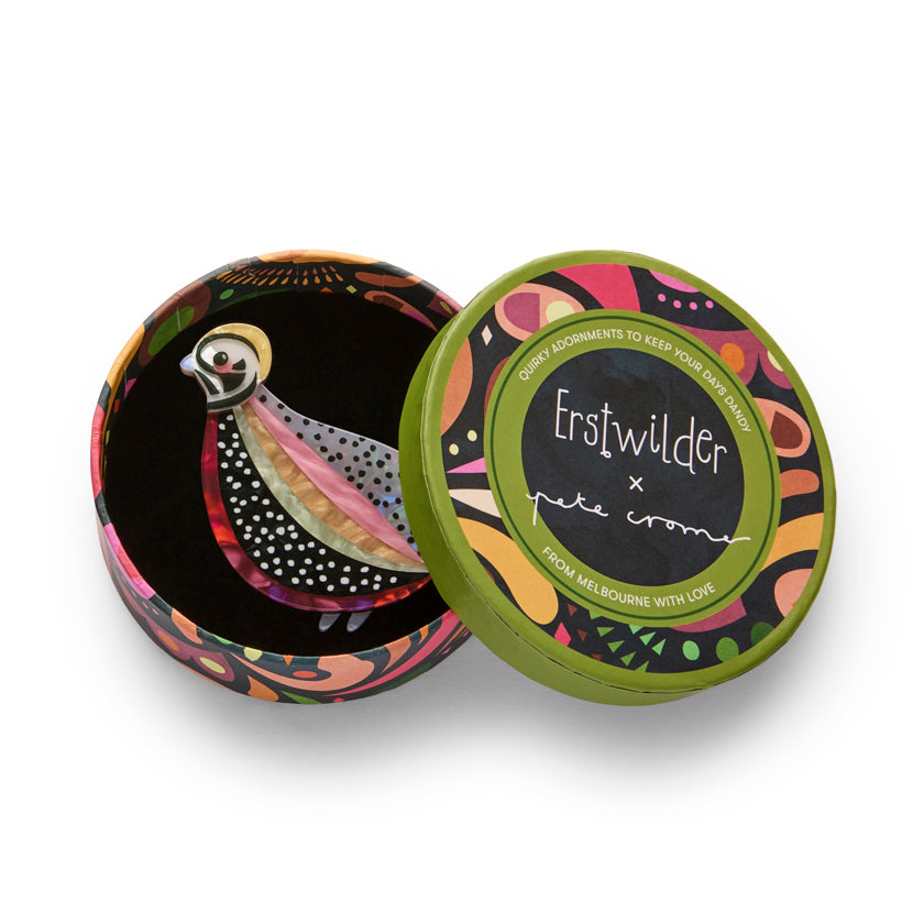 Erstwilder x Pete Cromer The Mysterious Montezuma Quail Brooch ~North America Collection~