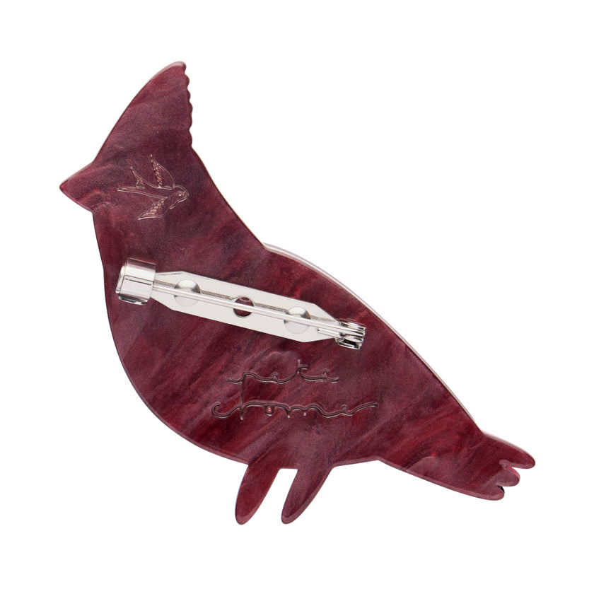 Erstwilder x Pete Cromer The Notable Northern Cardinal Brooch ~North America Collection~