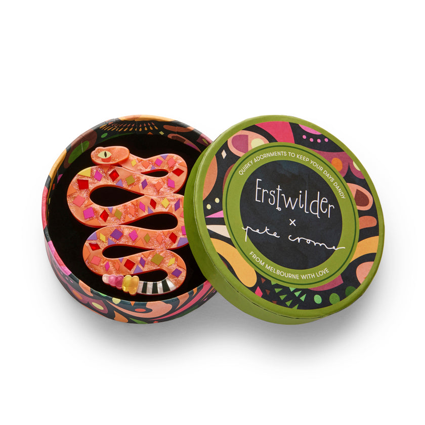 Erstwilder x Pete Cromer The Rowdy Rattlesnake Brooch ~North America Collection~